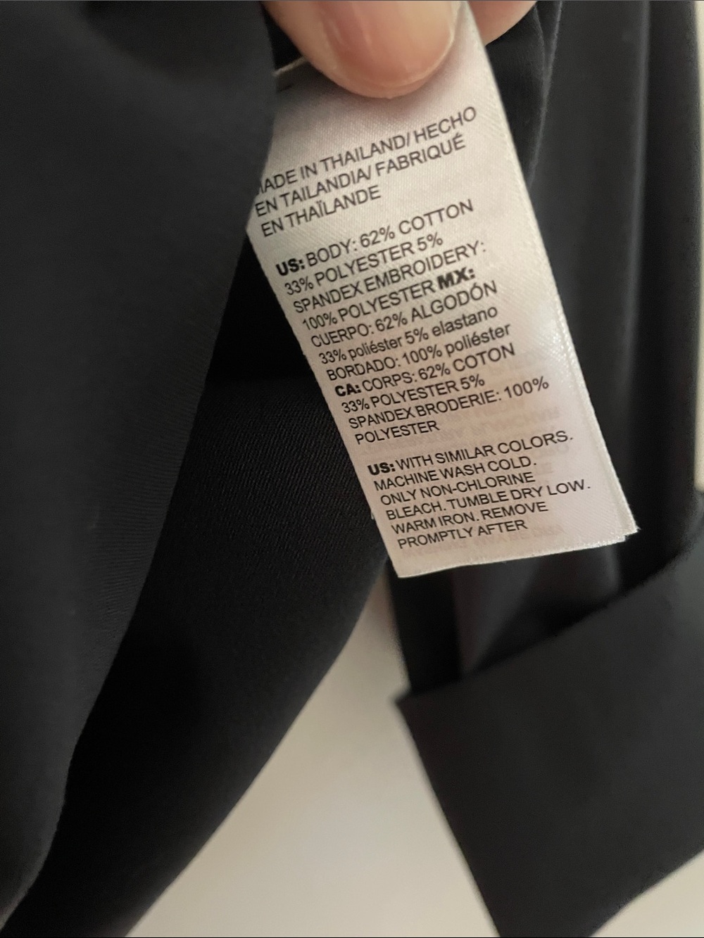 Chico's No Iron Black Button-Front Blouse XL-3 - Picture 4 of 5